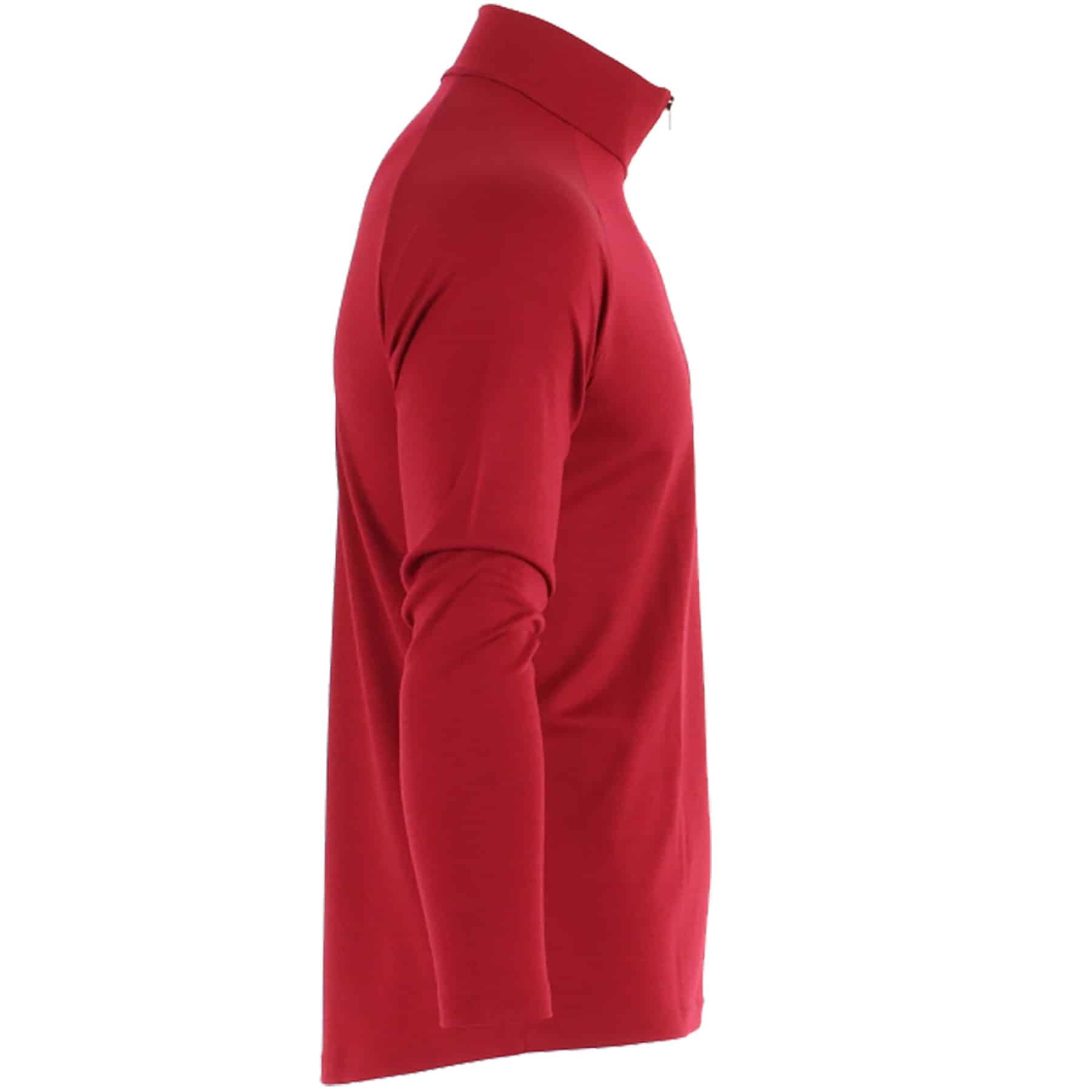 ASPRES 3 F - Rose - Femme T-shirt en laine mérinos manches longues